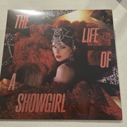 (BRAND NEW SEALED) Taylor Swift- The Life Of A Showgirl~ The Tiny Bubbles in Champagne Edition Red Lipstick & Lace Transparent Vinyl
