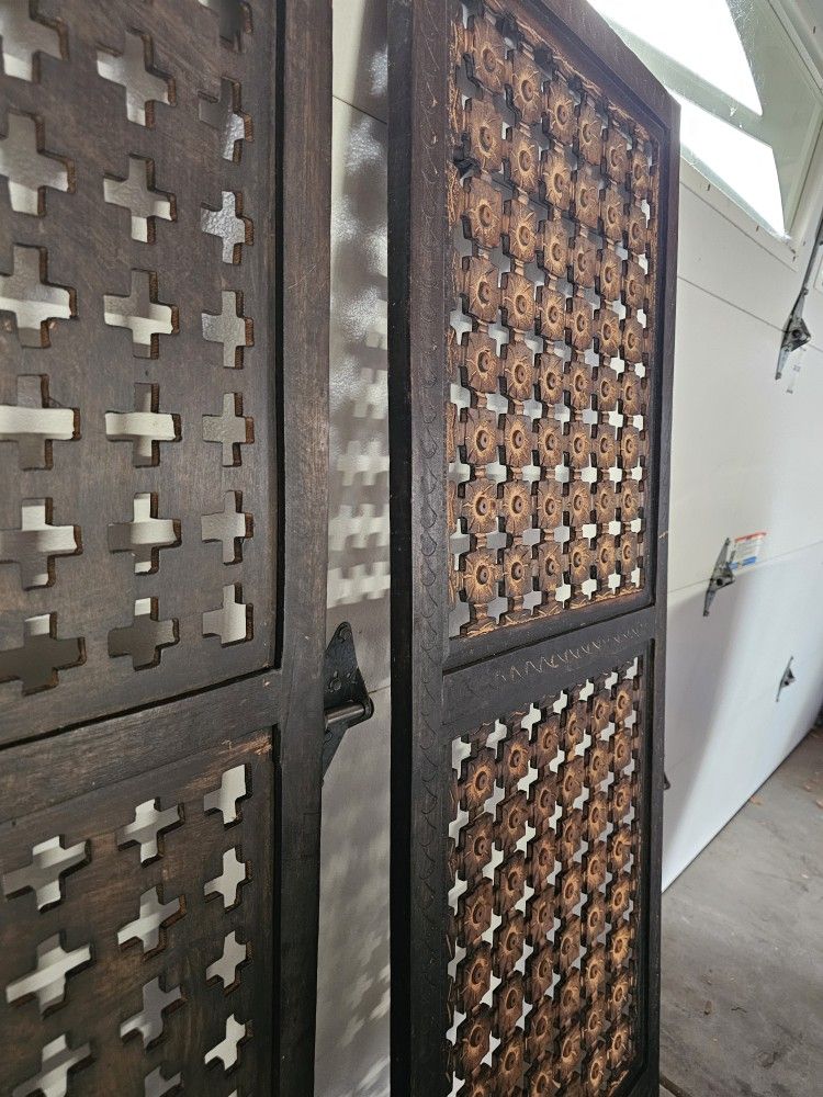 Decorative Brown Wood Panel