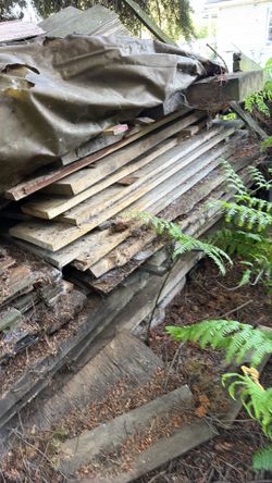 Old wood planks