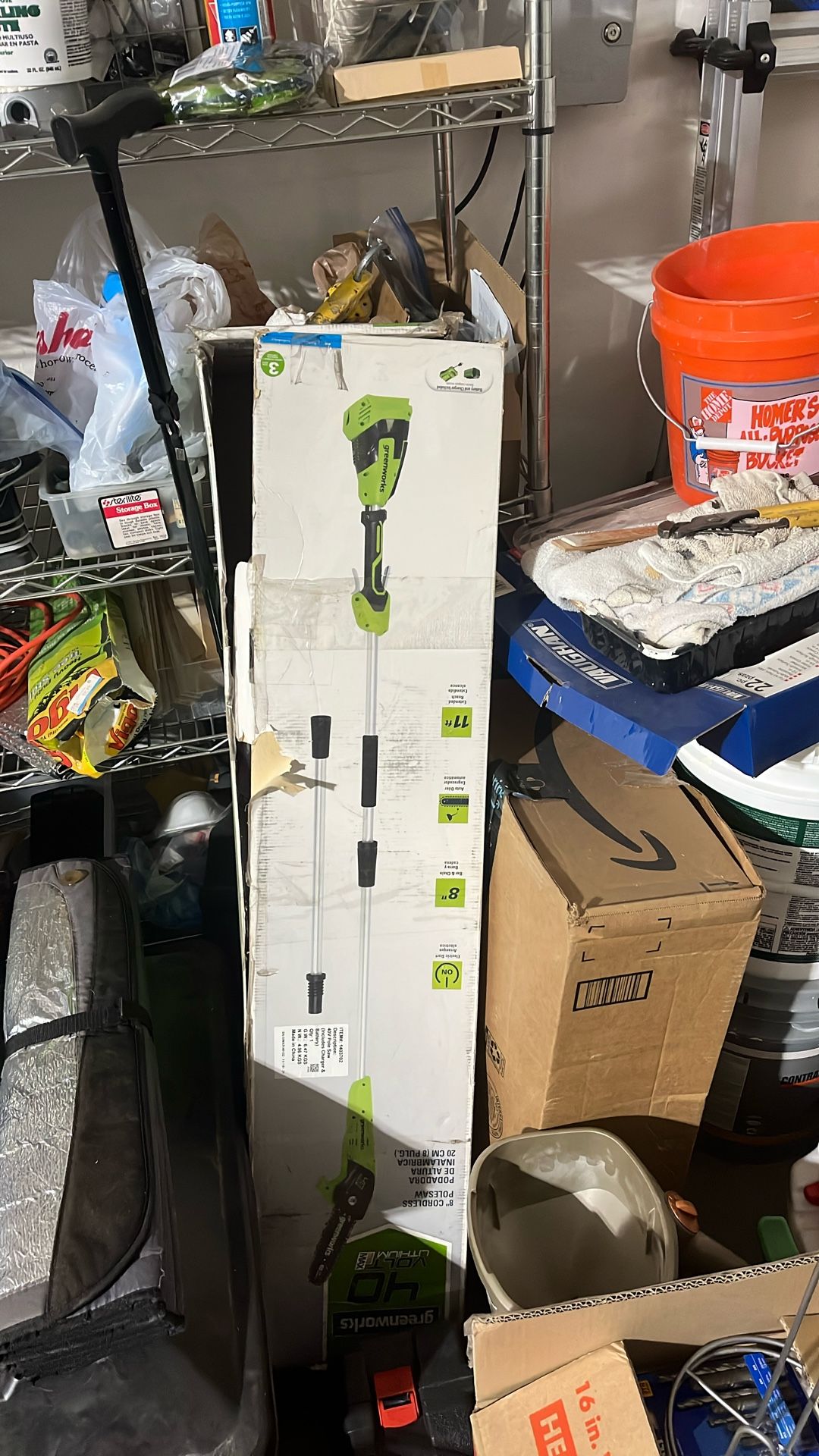 Pole Saw 11’ Reach Green Works
