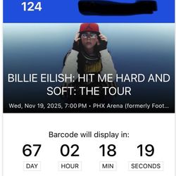Billie Eilish Concert Tickets