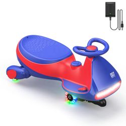 N7 Electric Wiggle Car with Pedal, Ride-On Toy for Kids & Toddlers