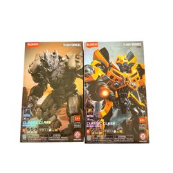 New Blokees Transformers Classic Class - Bumblebee & Megatron Battle Pack Bundle