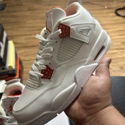 JORDAN RETRO 4 ORANGE 🍊 METALLIC 