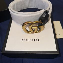 Gucci Black Belt 