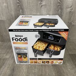 Ninja Foodi 8-qt. 2-Basket Air Fryer DZ201