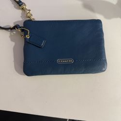 Coach Blue Coin Purse 