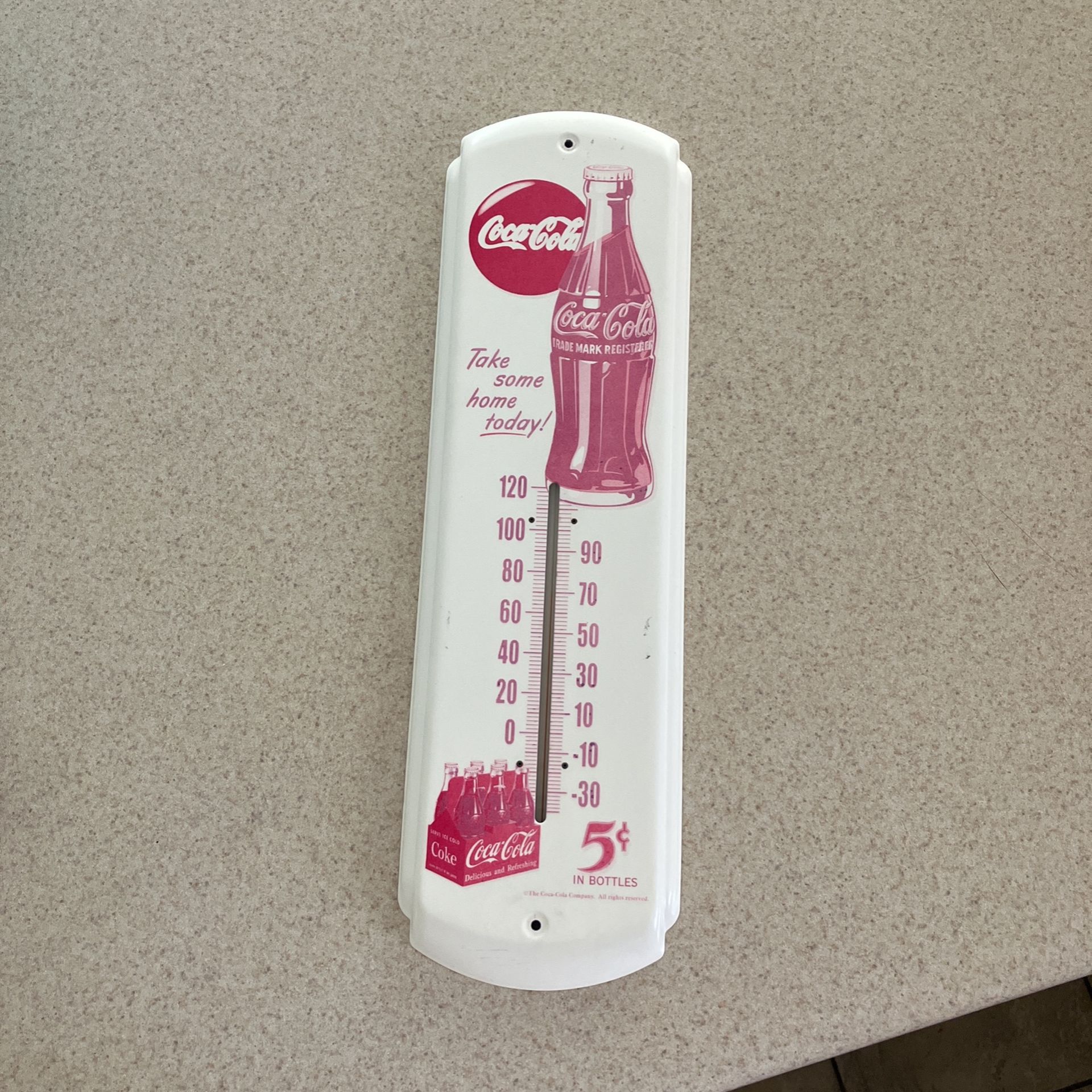 Coca~Cola Outdoor Thermometer