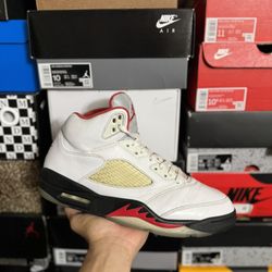 2020 Jordan Fire Red 5s size 11 USED But Clean