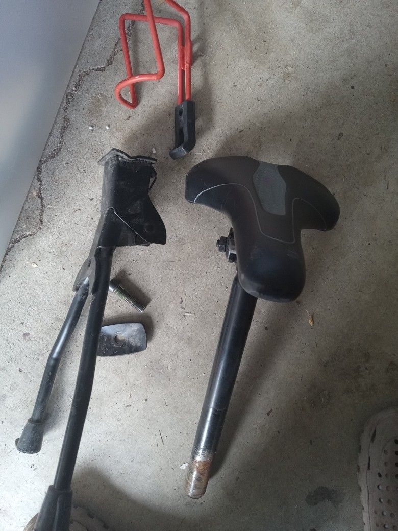 Bicycle Accessories, Seat, Double Kickstand, Hydraulic Brake