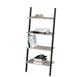 4 Tier Ladder Bookshelf Shelf