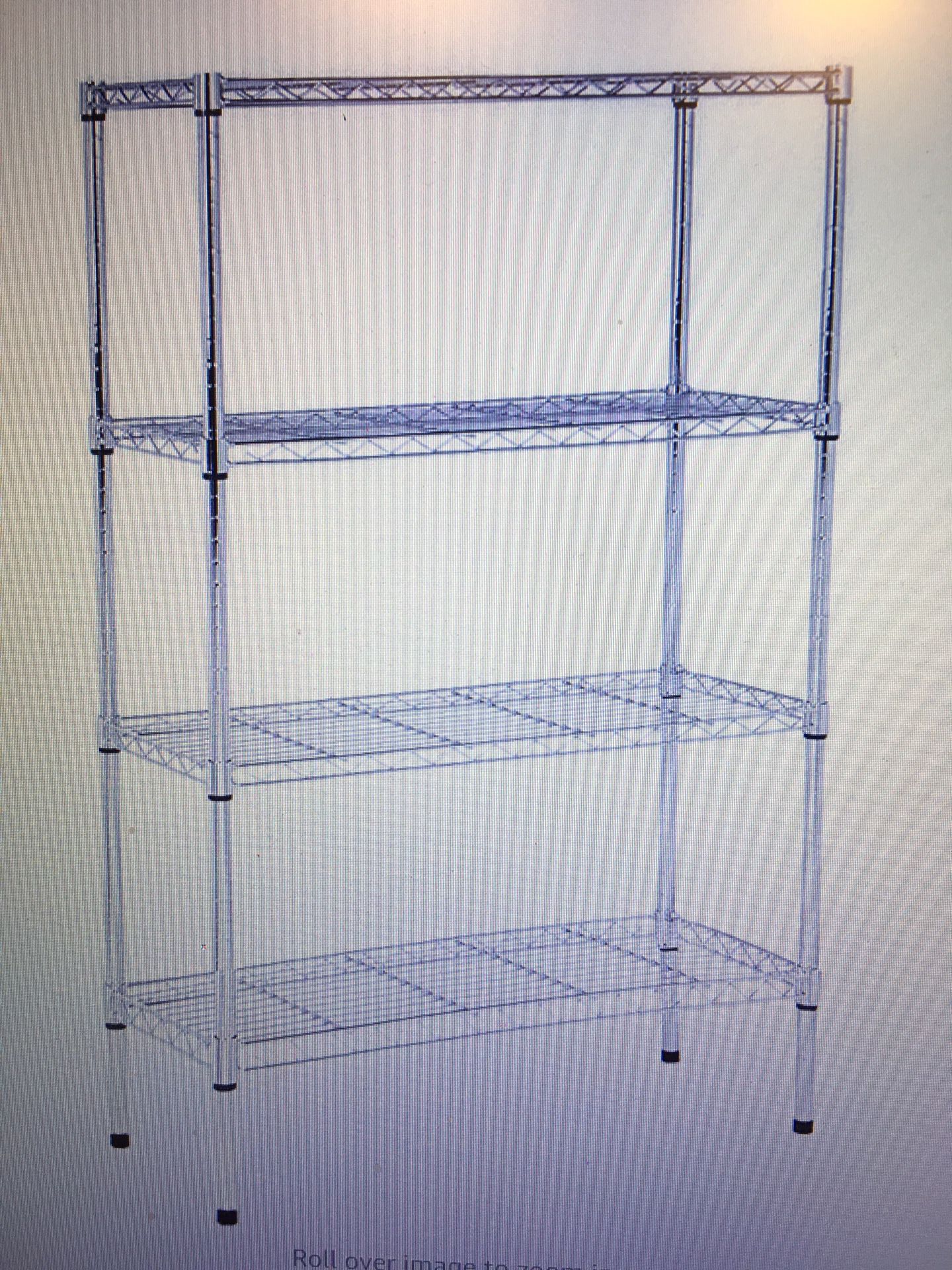 amazonBasics 4-shelf Shelving Unit