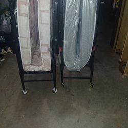 Folding bed  full and twin size  $60 each