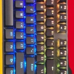 Light up led Gaming Computer mechanical Keyboard w/RGB Back Lighting backlit illuminated