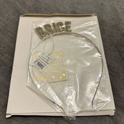 Brand New Silver Bride Headband