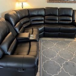 Sectional Recliner Sofa Set 