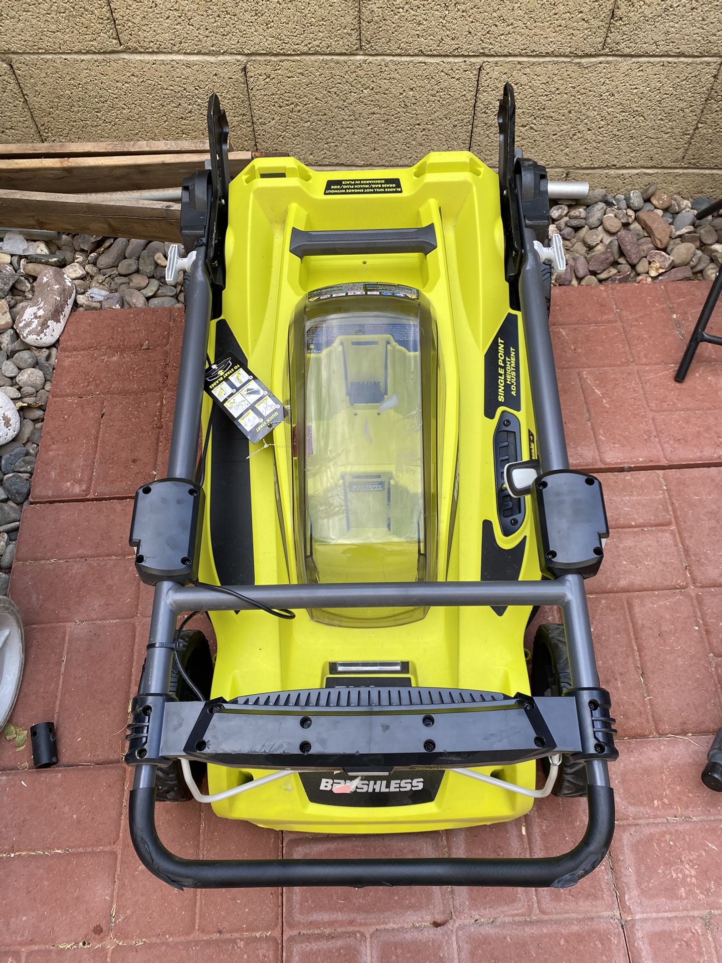 Ryobi 20” 40V Lithium walk-behind Push Mower w/ battery and charger