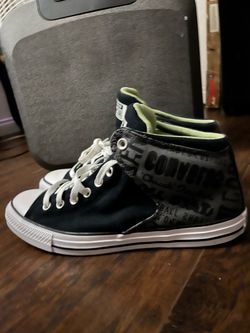 High top CONVERSE shoes, $40, mens