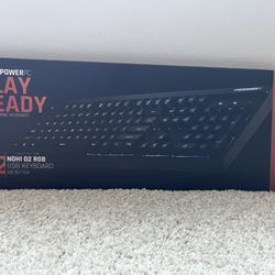 Cyberpower PC Play Ready 02 NOHI RGB Wired Gaming Keyboard Black KB-161-104