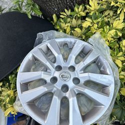 Silver Nissan Altima Hubcaps