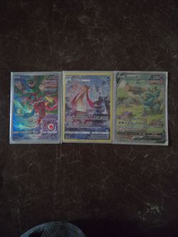 three pokemon cards cost 300$ in mewtwo ex in mew ex