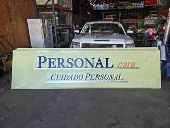 Giant "Personal Care" sign