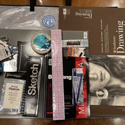 Art Supplies / Blue Rooster Supply Kit / Art Kit / Drawing Kit