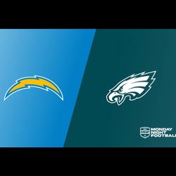 Chargers Vs Eagles Monday Night 12/8 Four Tickets 