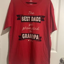 NWT Men’s Celebrate Size L Red Short Sleeve Tee Shirt 