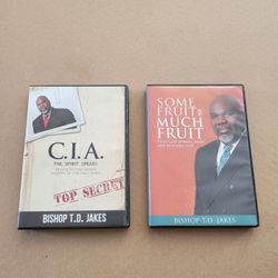 Lot Two TD Jakes DVD Sets- Some Fruit Much Fruit And The Spirit Speaks 