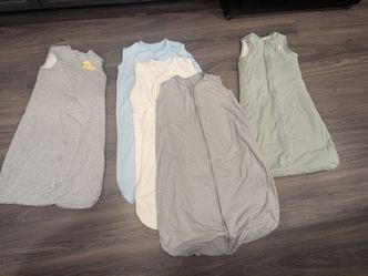Baby Sleep Sack Lot of 5 Wearable Blankets Mixed Seasons Infant Toddler