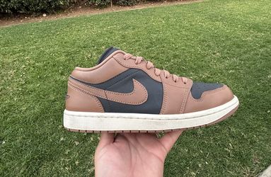 Jordan 1 Low Archaeo Brown And Black Sneakers