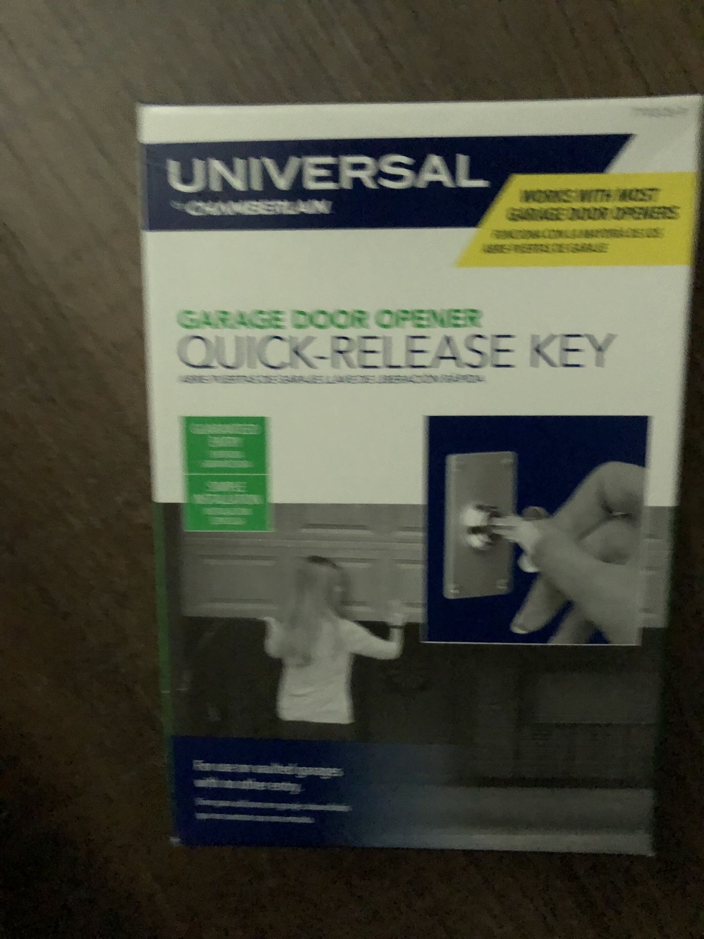 Garage door quick release