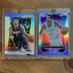 Two Select Prizm Silver Prizms 