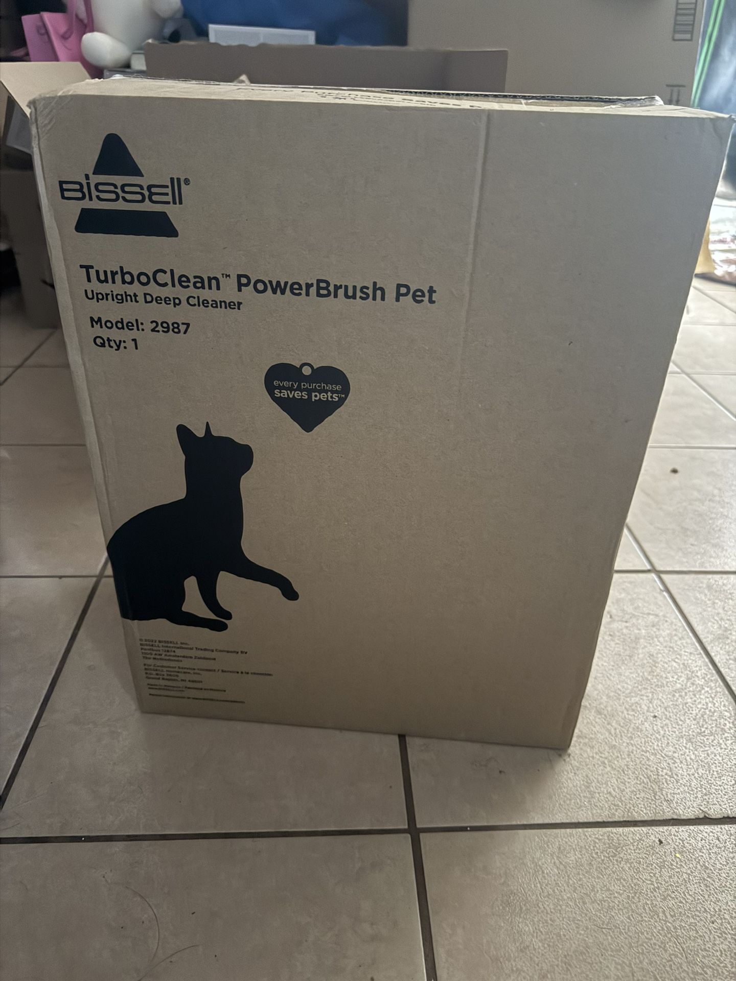 Turbo clean Powerbrush Pet Carpet Cleaner