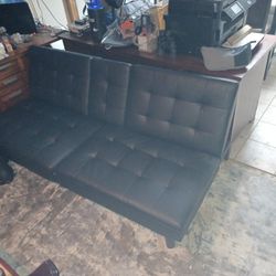 Faux Leather Day Bed 
