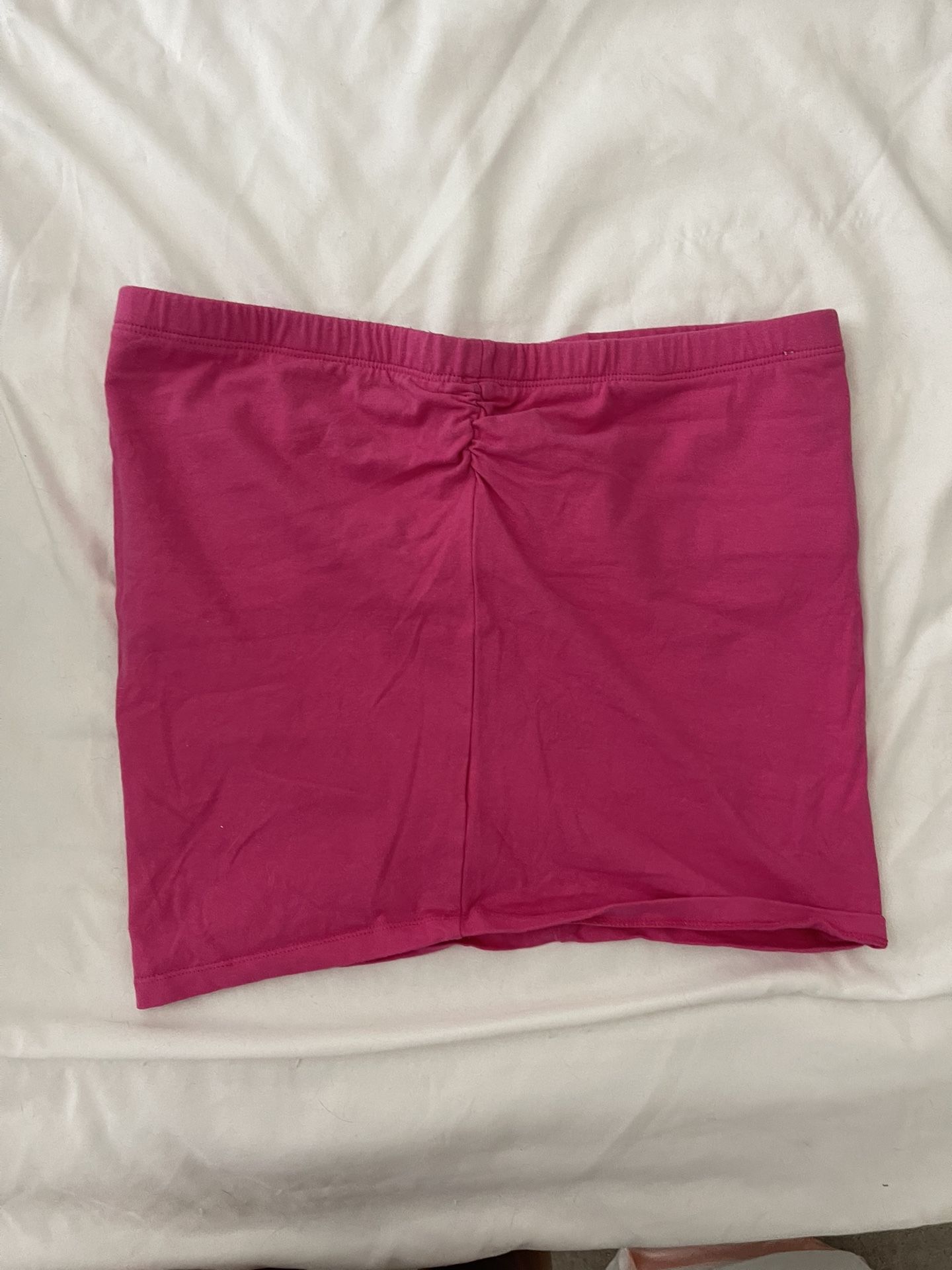 Pink XL Tube Top W/ Built In Bra