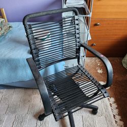 Black Elastic Rope Office Desk Chair