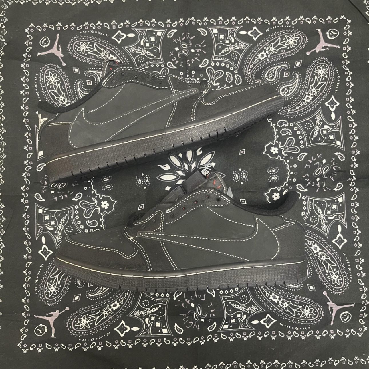 Travis Scott x Air Jordan 1 'Black Phantom'