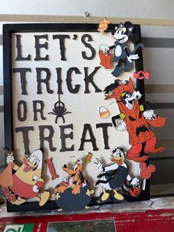 Halloween lighted frame