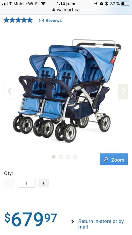 Stroller quadruplets foundation