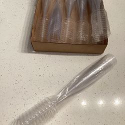 70 Plastic Champagne Flutes Glasses Wedding Birthday 