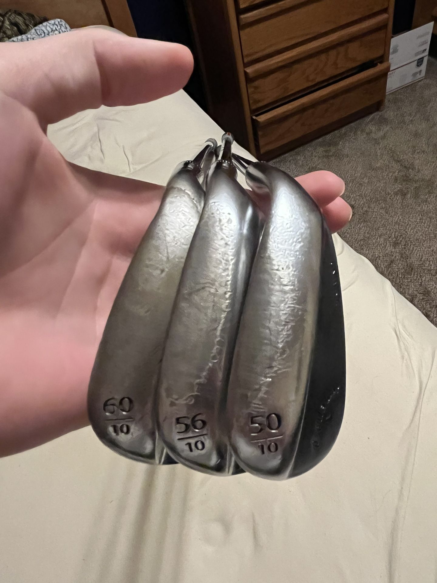 Used Callaway MD4 Wedges 50, 56, 60, S Grind