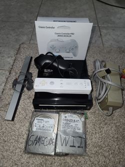 Modded wii (2hardrives) 500ish gb