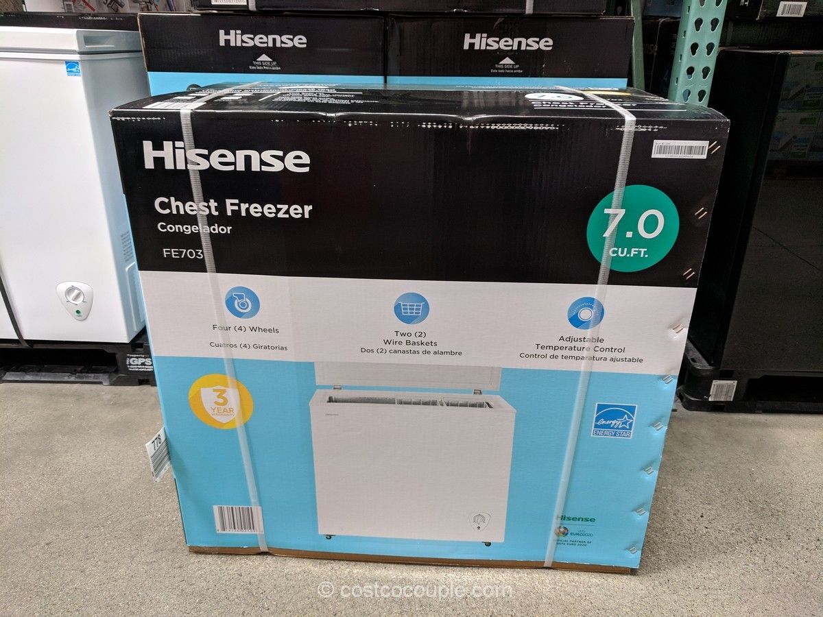 3 Hisense 7.0cft Chest Freezers Model FE703