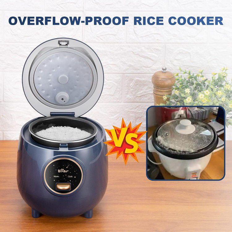BEAR mini Rice Cooker 2 Cups Uncooked As Low As $21