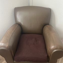 Pottery Barn Leather Chair
