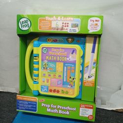 LeapFrog Prep for Preschool Math Book touch and learn