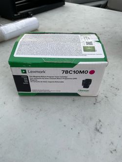 Lexmark 78C10MO return toner cartridge magenta