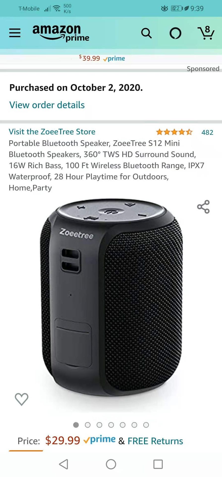 brand new bluetooth speaker